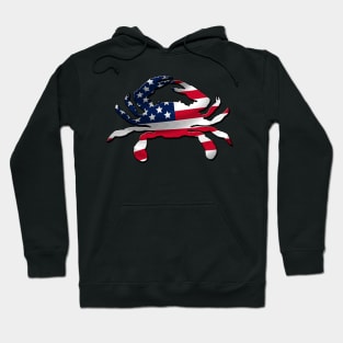 Stars and Stripes crab Hoodie